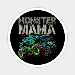 Mama Family Matching Monster Truck Lovers Magnet